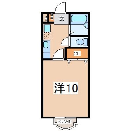 郡山駅 徒歩22分 2階の物件間取画像